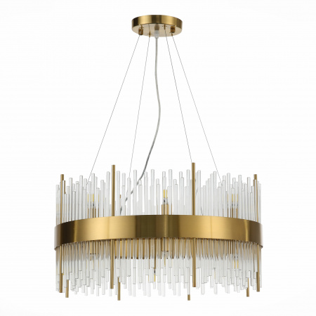 ST LUCE SL1158.303.16 Люстра подвесная ST-Luce Латунь/Латунь, Прозрачный G9 16*5W НИТИДО