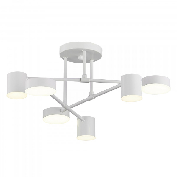 EVOLUCE SLE201052-06 Светильник потолочный Белый/Белый LED 6*7W 4000K НОБЕЛЬ