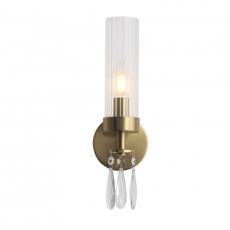 ST LUCE SL1400.301.01 Светильник настенный ST-Luce Латунь/Прозрачный E14*1 40W ИЛЛЮМИА