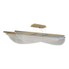 ST LUCE SL6509.223.01 Светильник подвесной ST-Luce Золотистый/Прозрачный LED 1*60W 4000K ФЕЗАЛЕ