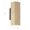 ST LUCE SL1194.401.01 Светильник настенный ST-Luce Черный/Бежевый GU10 1*5W 4000K ЭРТИ