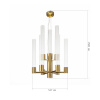 ST LUCE SL1229.303.09 Люстра подвесная ST-Luce Латунь/Прозрачный GU10 9*5W ТЕРНИ