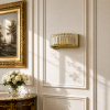 ST LUCE SL1622.301.01 Светильник настенный ST-Luce Латунь/Прозрачный LED 1*13W 4000K ТИВОЛИ