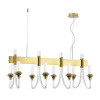 ST LUCE SL1241.213.08 Люстра подвесная ST-Luce Золотистый/Белый E14 8*40W ВЕТРАНО