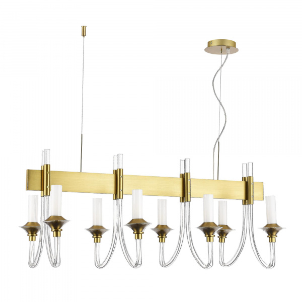 ST LUCE SL1241.213.08 Люстра подвесная ST-Luce Золотистый/Белый E14 8*40W ВЕТРАНО
