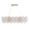 ST LUCE SL6135.233.01 Светильник подвесной ST-Luce золотистый/белый, янтарный LED 1*24W 3000K ЛАЙТА