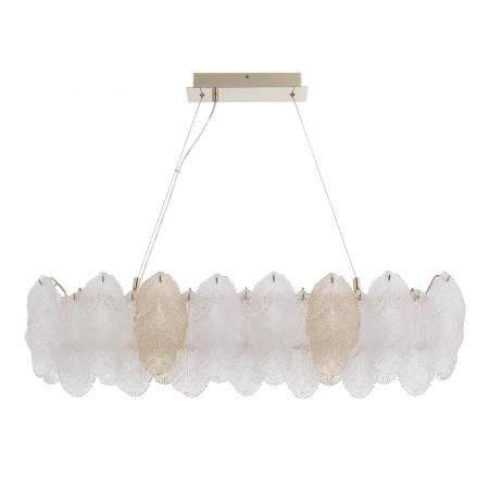 ST LUCE SL6135.233.01 Светильник подвесной ST-Luce золотистый/белый, янтарный LED 1*24W 3000K ЛАЙТА