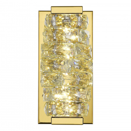 ST LUCE SL6010.201.08 Бра ST-Luce Золотистый/Прозрачный LED 1*8W ЭСПИРА