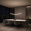 ST LUCE SL6232.503.01 Светильник подвесной ST-Luce Белый/Белый LED 1*20W 4000K ХАРМОНИ