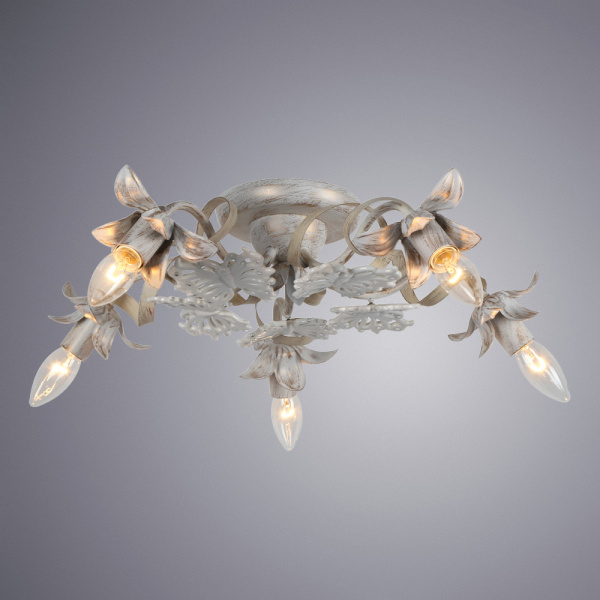 Потолочная люстра Arte Lamp LIBELLULA A8626PL-5WG