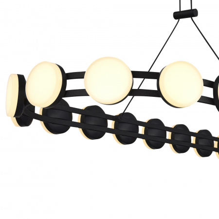 ST LUCE SL6610.403.26 Светильник подвесной ST-Luce черный/белый LED 1*50W 4000K МОНРО