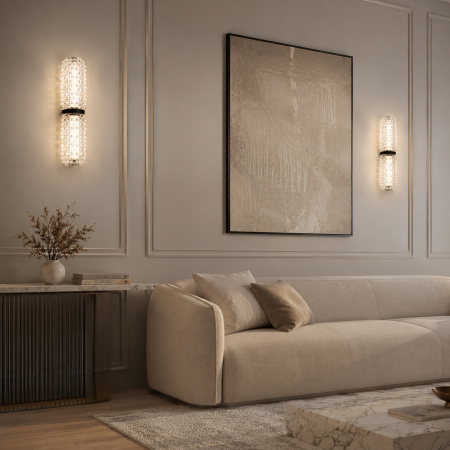 ST LUCE SL6144.401.01 Светильник настенный ST-Luce черный/прозрачный LED 1*11W 4000K САГУАРО