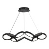 ST LUCE utsenka-SL6508.403.01 Светильник подвесной ST-Luce Черный/Белый LED 1*60W 4000K РИО