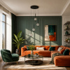 ST LUCE SL6120.403.04 Светильник подвесной ST-Luce Черный/Прозрачное кракелированное стекло LED 4*8,5W 3000K ПИК
