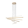 ST LUCE SL394.223.06 Светильник подвесной ST-Luce Матовое золото/Белый LED 6*16,6W 4000K БАСОНИ