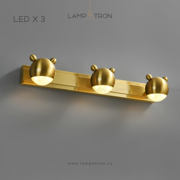 Настенный светильник Lampatron BEAR. 3 лампы