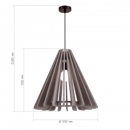 ST LUCE SL3002.403.01 Светильник подвесной ST-Luce Черный/Бежевый E27 1*60W СЕНТИТО
