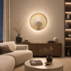 ST LUCE SL6900.501.16 Светильник настенный ST-Luce Белый/Древесный LED 1*16W 3000K ФОССИЛЬ