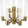 ST LUCE SL1229.303.09 Люстра подвесная ST-Luce Латунь/Прозрачный GU10 9*5W ТЕРНИ