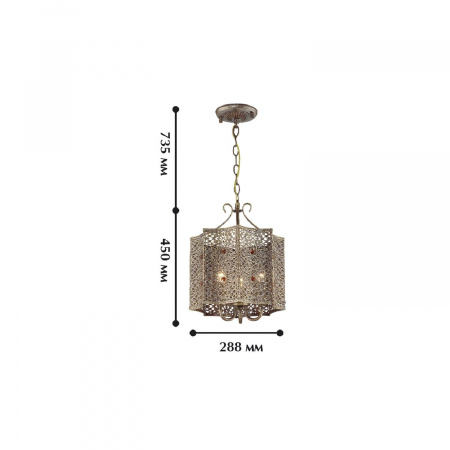 Подвесная люстра Favourite Light Bazar 1624-3P