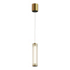 ST LUCE utsenka-SL6224.303.01 Светильник подвесной ST-Luce Латунь/Прозрачный LED 1*8W 4000K БАМБУ
