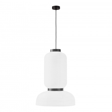EVOLUCE SLE6021-503-02 Светильник подвесной черный/белый D350*H500mm E27 2*60W ЛЮККЕ