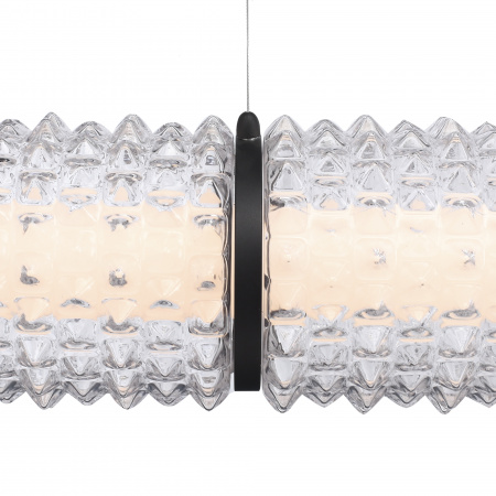 ST LUCE SL6144.413.01 Светильник подвесной ST-Luce черный/прозрачный LED 1*37W 4000K САГУАРО