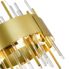 ST LUCE SL1633.203.08 Люстра подвесная ST-Luce Матовое золото/Матовое золото,Прозрачный E14 8*40W ОЛЬВЕРА