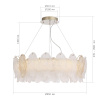 ST LUCE SL6135.223.01 Светильник подвесной ST-Luce золотистый/белый, янтарный LED 1*56W 3000K ЛАЙТА