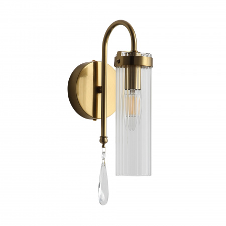 ST LUCE SL1401.301.01 Светильник настенный ST-Luce Латунь/Прозрачный E14*1 40W ЛЮМИНЕРА