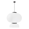 EVOLUCE SLE6021-513-02 Светильник подвесной черный/белый D450*H480mm E27 2*60W ЛЮККЕ