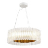 ST LUCE SL6012.203.01 Светильник подвесной ST-Luce Золотистый/Прозрачный LED 1*64W НАЗАРЕ