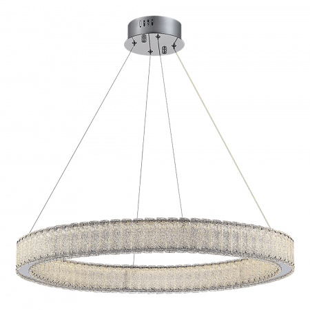 ST LUCE SL6008.123.01 Люстра подвесная ST-Luce Хром/Хром LED 1*40W 3000K ЛАТОЦЦО