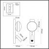 Настенный светильник ODEON LIGHT HIGHTECH 7049/5WL