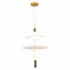 ST LUCE SL6101.213.01 Люстра подвесная ST-Luce Золотистый/Белый LED 1*15W 3000K ИСОЛА
