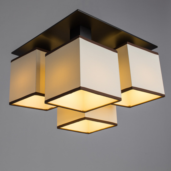 Потолочная люстра Arte Lamp QUADRO A4402PL-4BK