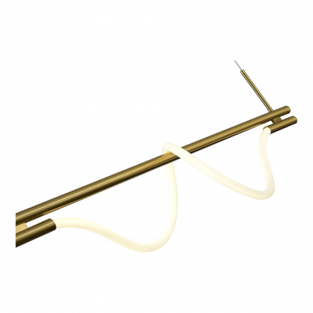 ST LUCE SL6118.303.03 Светильник подвесной ST-Luce Латунь/Латунь LED 2+1*3+11W 4000K МАРЛОУ