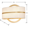 Настенный светильник Favourite Light Mateo 2634-2W