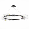 ST LUCE SL1165.403.24 Светильник подвесной ST-Luce Черный/Прозрачный G4 24*5W НЕКТОН