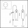Бра ODEON LIGHT PENDANT 4805/1W