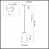 Подвес ODEON LIGHT PENDANT 5098/4LC