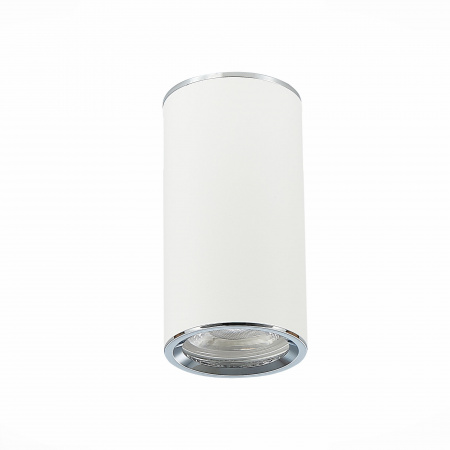 ST LUCE ST111.507.01 Светильник потолочный Белый GU10 1*50W  D54xH105 220V Без ламп Накладные светильники