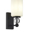 ST LUCE SL2003.401.01 Светильник настенный ST-Luce черный/белый E27 1*40W АВРОРА
