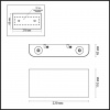 Настенный светильник ODEON LIGHT HIGHTECH 7192/4WL