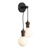 ST LUCE SL6226.411.02 Светильник настенный ST-Luce Черный/Белый G9 2*5W 4000K КОРК