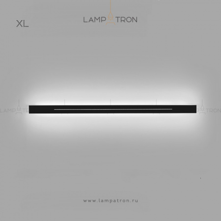 Настенный светильник Lampatron SOURIS, Размер XL. Цвет Черный. Теплый свет
