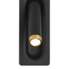 ST LUCE SL6238.401.01 Светильник настенный ST-Luce черный/черный,латунь LED 1*3W 4000K ПАРИЛЛА