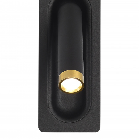 ST LUCE SL6238.401.01 Светильник настенный ST-Luce черный/черный,латунь LED 1*3W 4000K ПАРИЛЛА