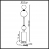 Настольная лампа ODEON LIGHT MODERN 5457/4TL