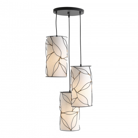 ST LUCE SL6228.403.03 Светильник подвесной ST-Luce Черный/Бежевый E27 3*60W РУТ
